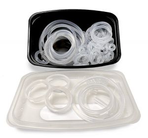 Clear on sale rubber ring